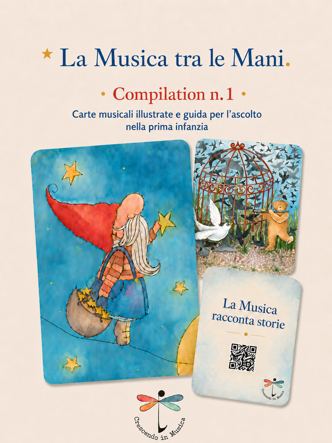 Anteprima grafica delle carte musicali illustrate
